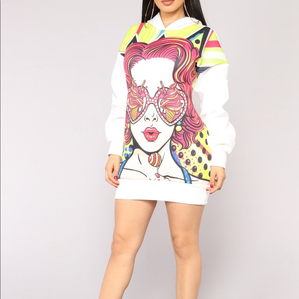 BNWT fashion nova sweatshirt dress
